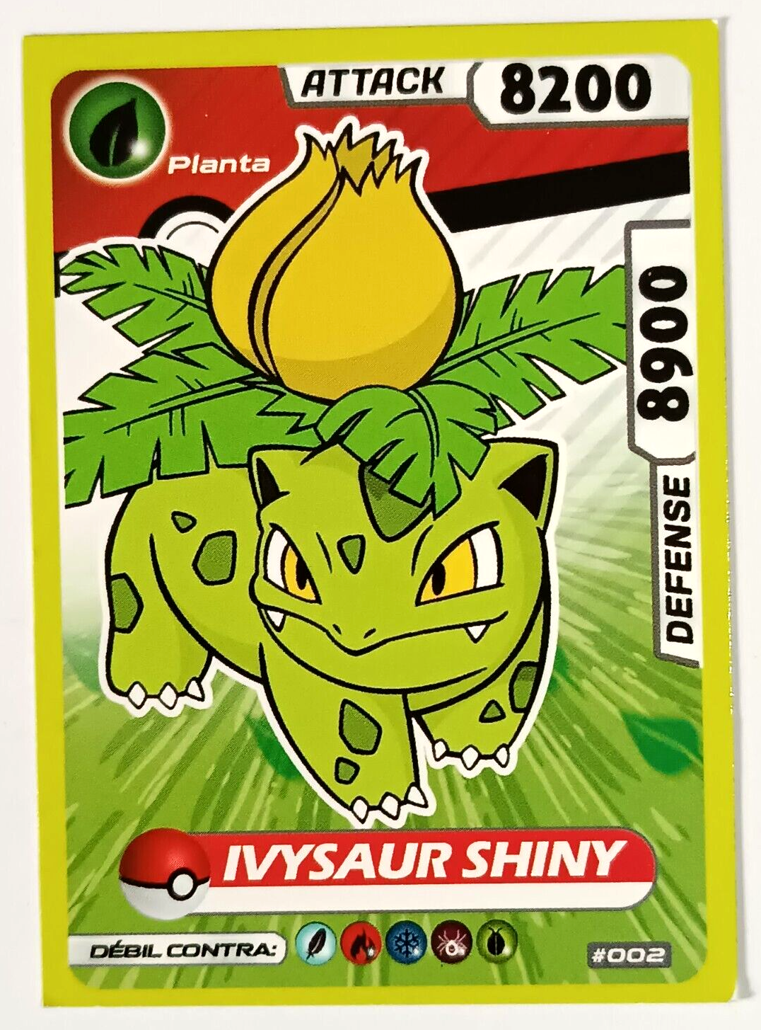 shiny ivysaur card