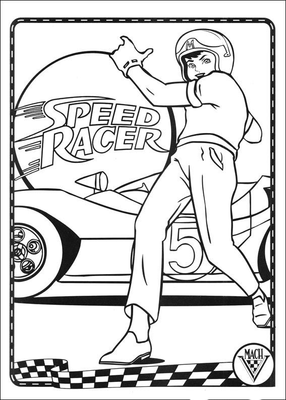 dibujos de racer