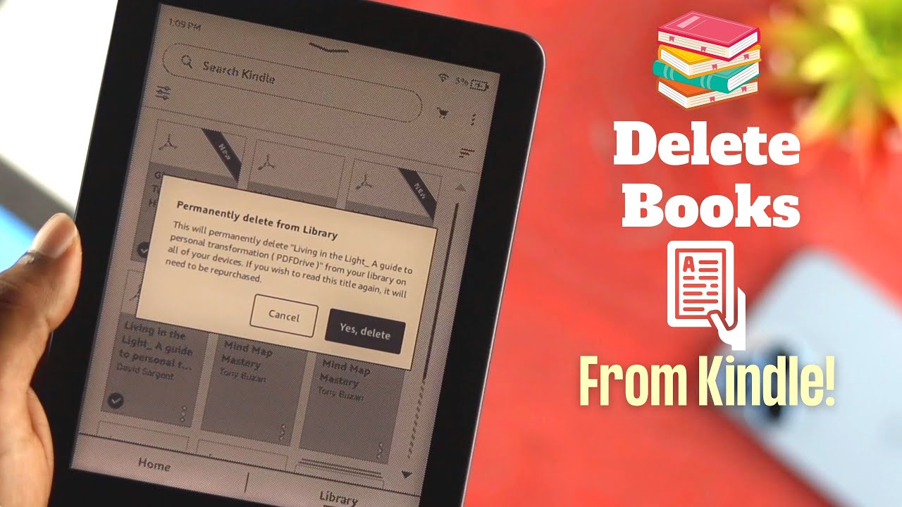 how do you delete books from a kindle paperwhite