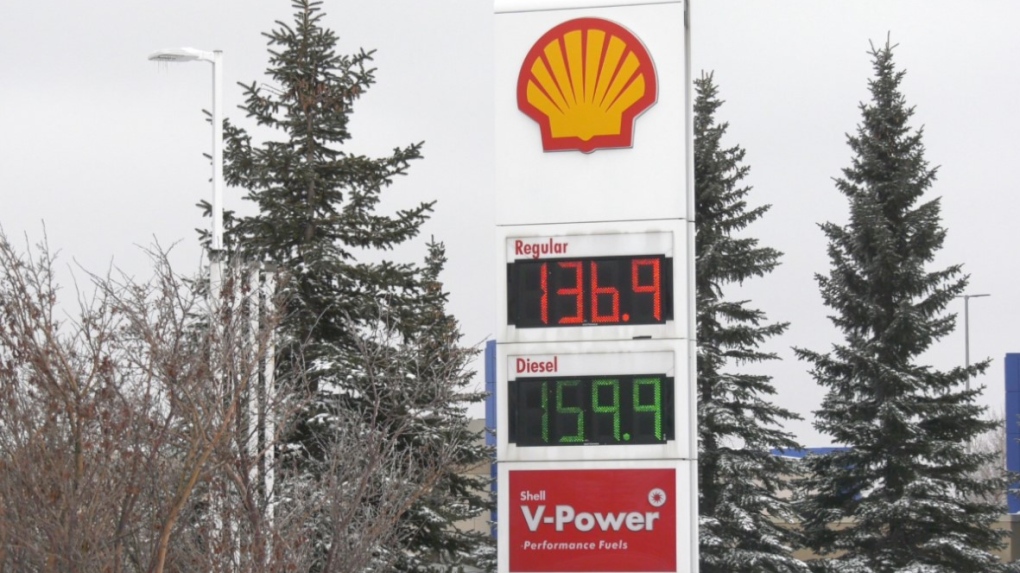 calgary gas price