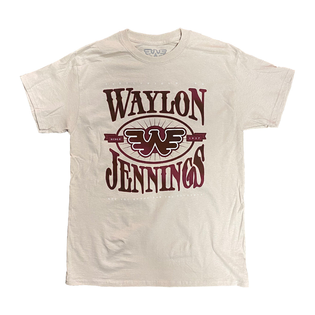 waylon jennings tee