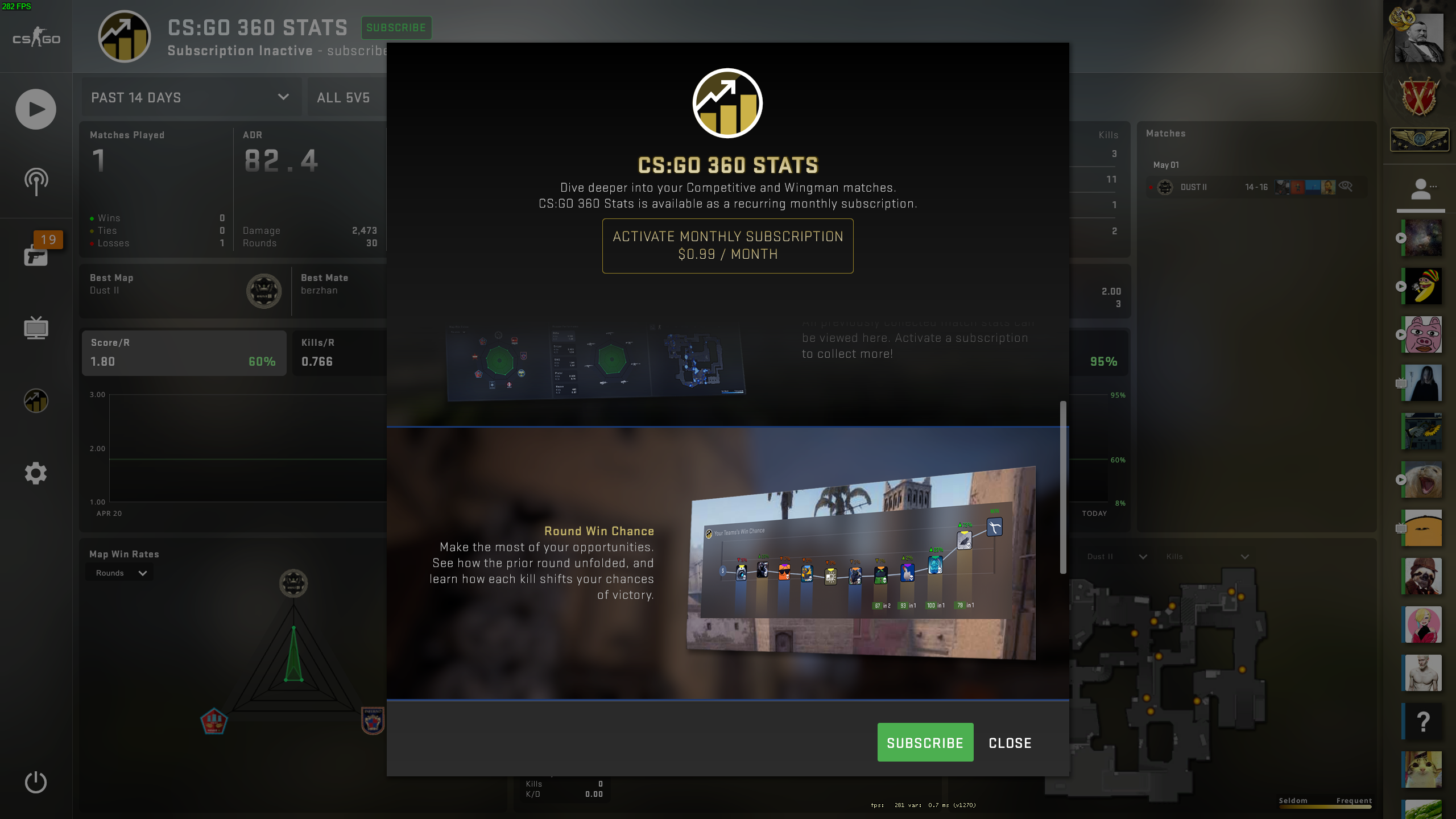 csgo api stats