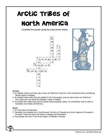 alaska native crossword