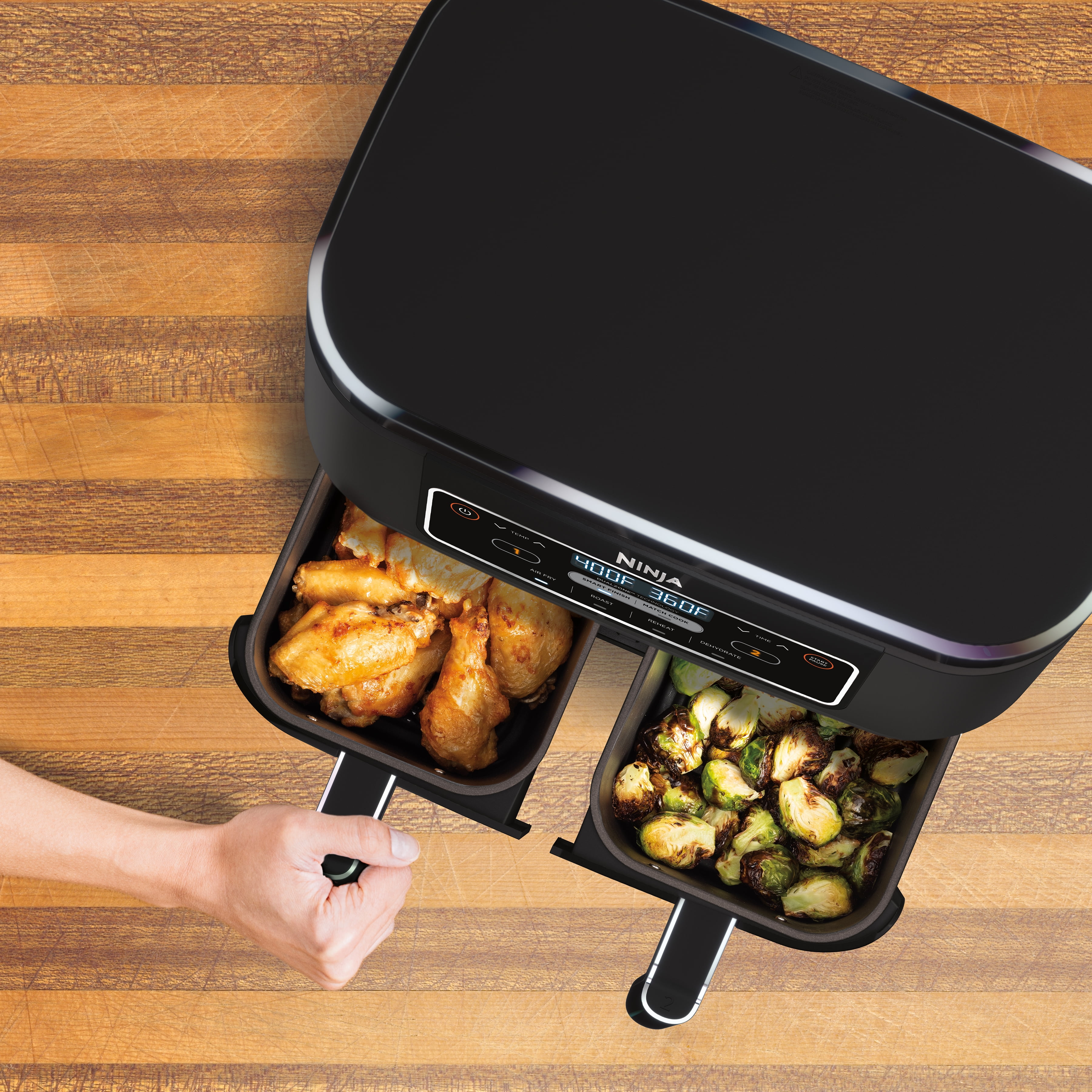 ninja 8 qt dual air fryer