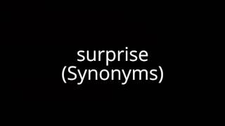 synonym for surprise