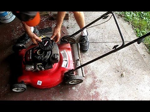 pull string lawn mower