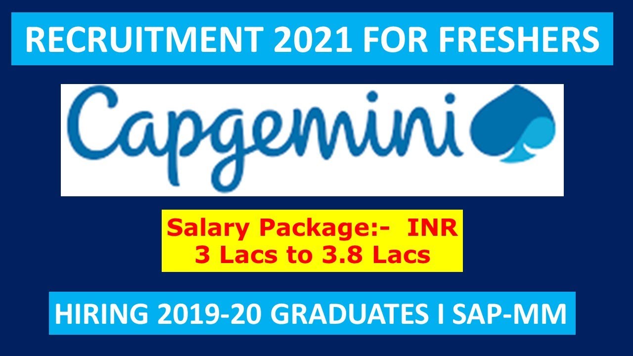 sap mm jobs in capgemini