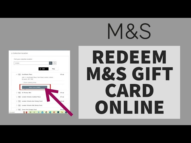 m&s gift card problems