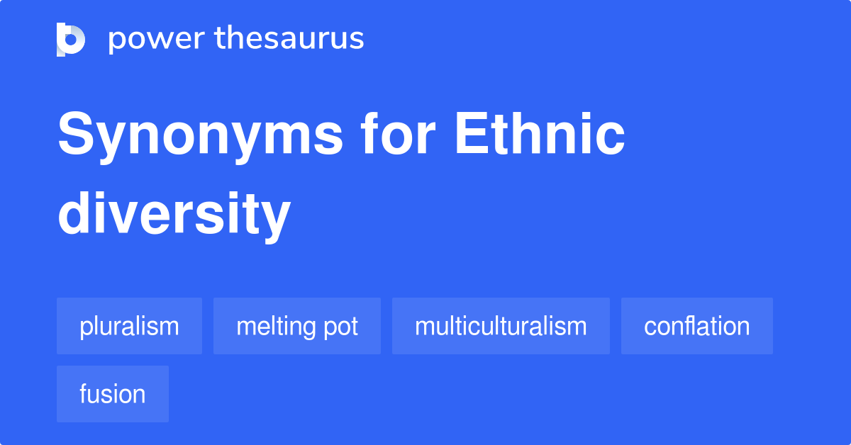 synonyms of ethnicity