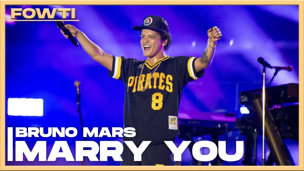 bruno mars i wanna marry you lyrics