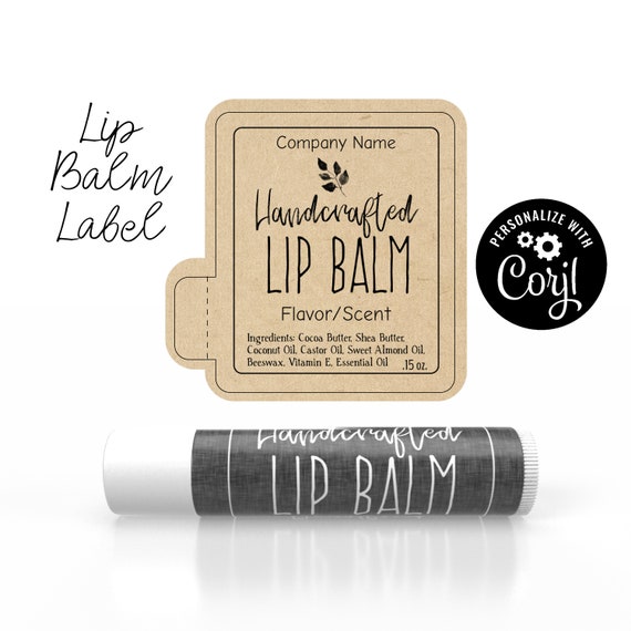 lip balm labels template