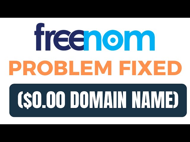 freenom.com not working