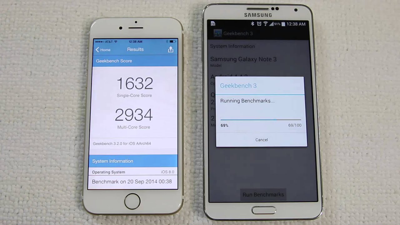 iphone 6s vs note 3