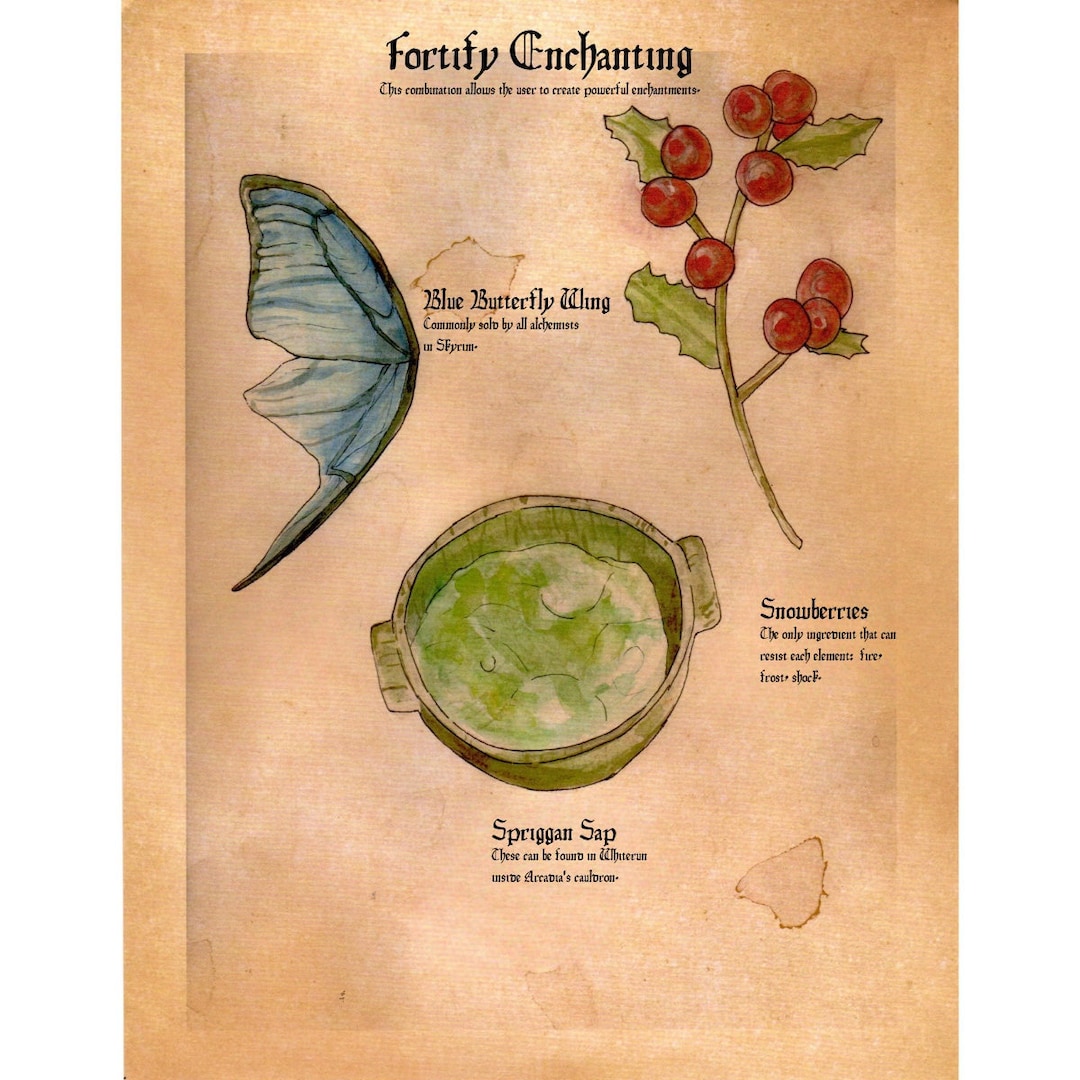 fortify enchanting items