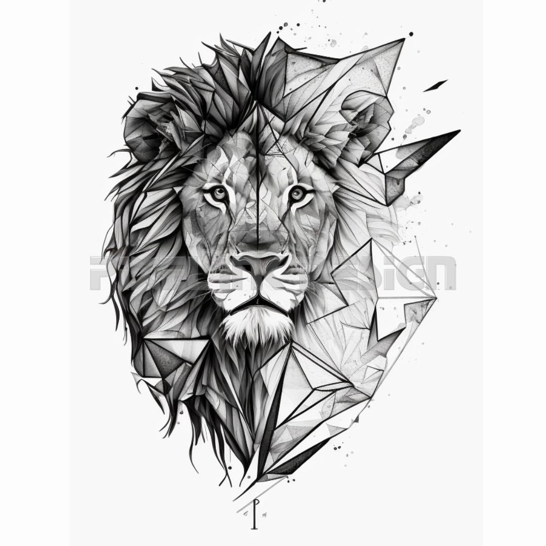 lion tattoo design