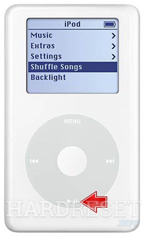 ipod 80gb reset