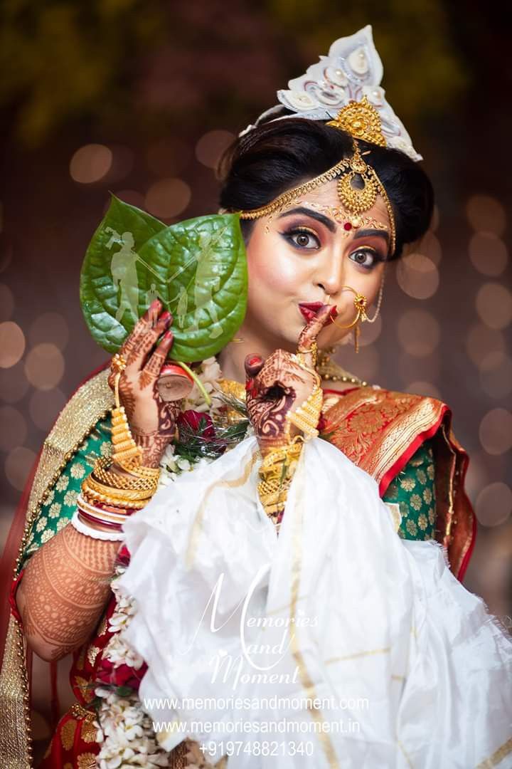 bengali bridal photoshoot poses
