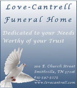 love cantrell funeral smithville tn