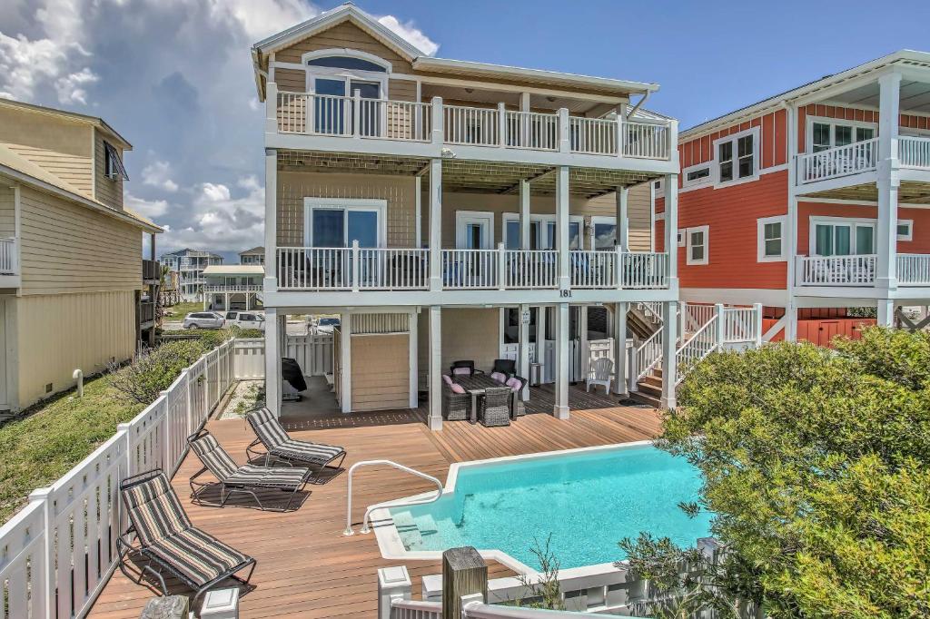 holden beach oceanfront rentals with pool