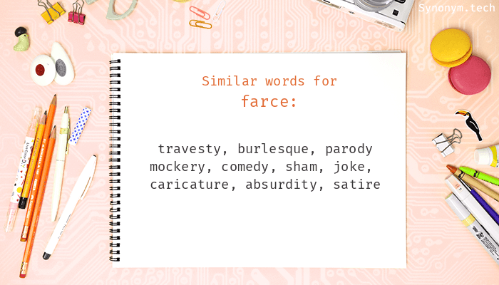 synonym farce