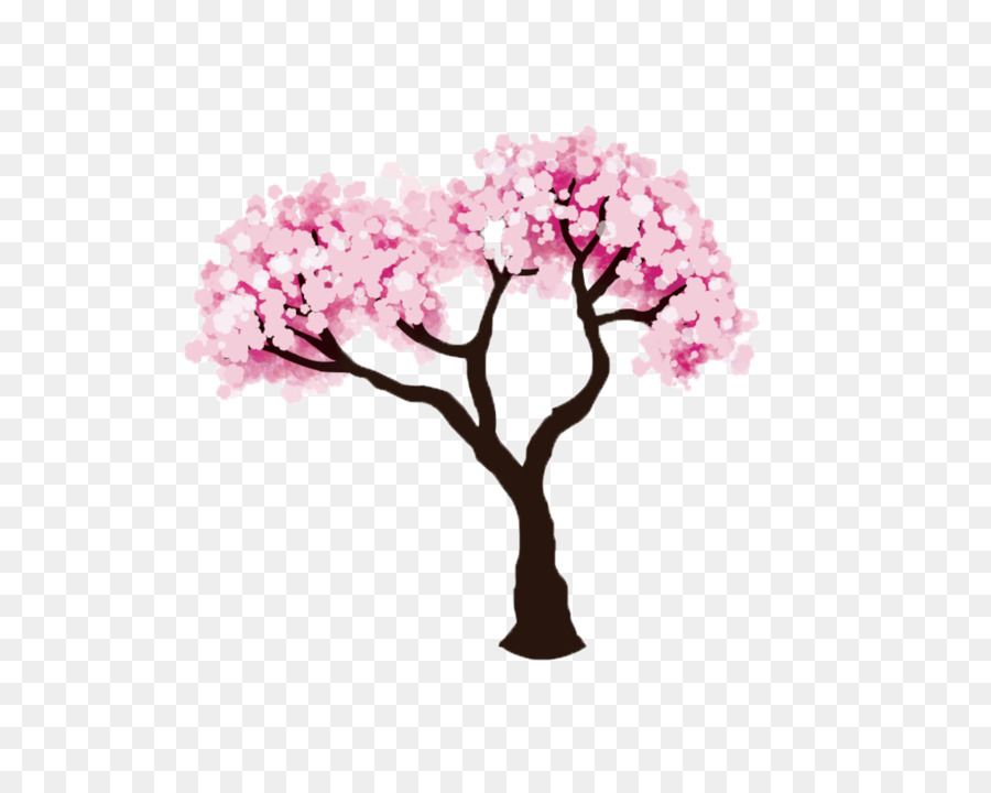 blooming tree drawing