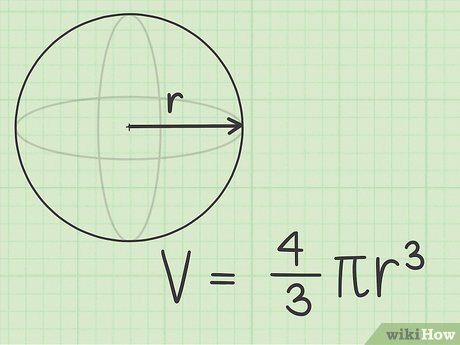 formula for mass of sphere