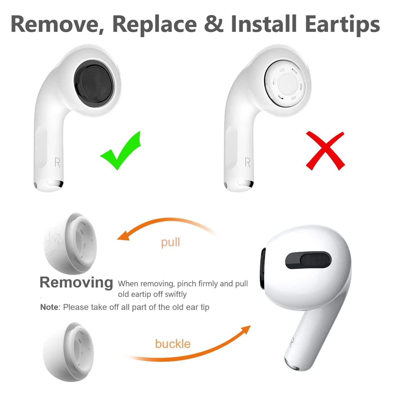 airpods pro ear tips replacement