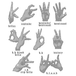 gd gang sign