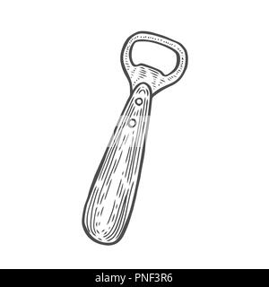 bottle opener drawing