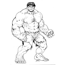 imágenes de hulk para colorear