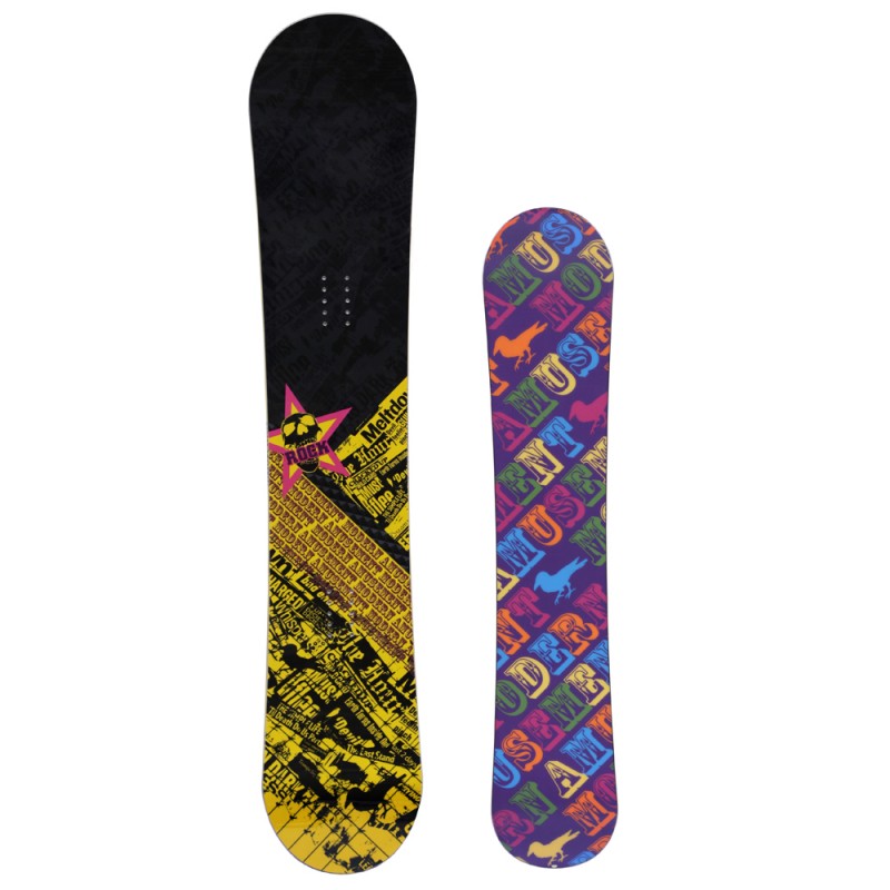 modern amusement snowboard