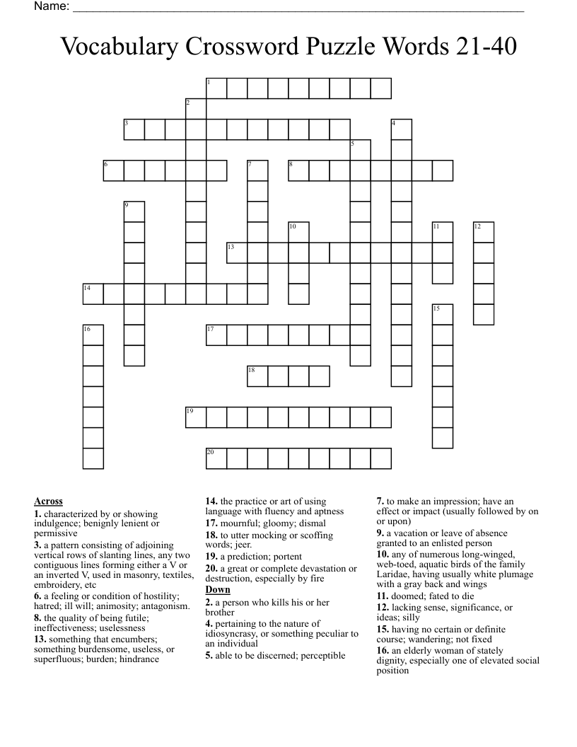 discerned crossword