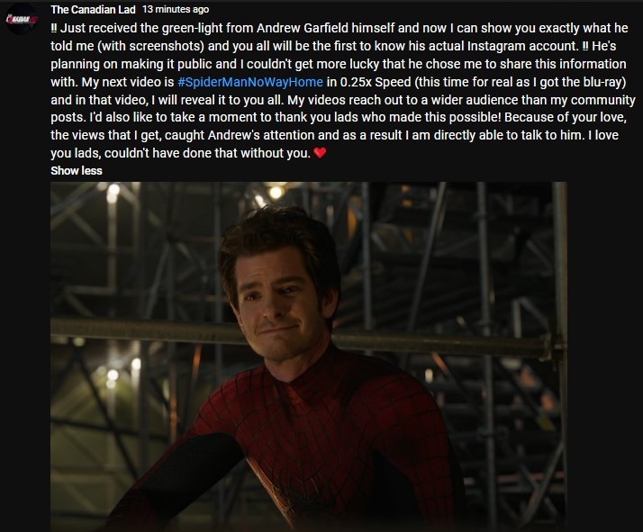 andrew garfield instagram id