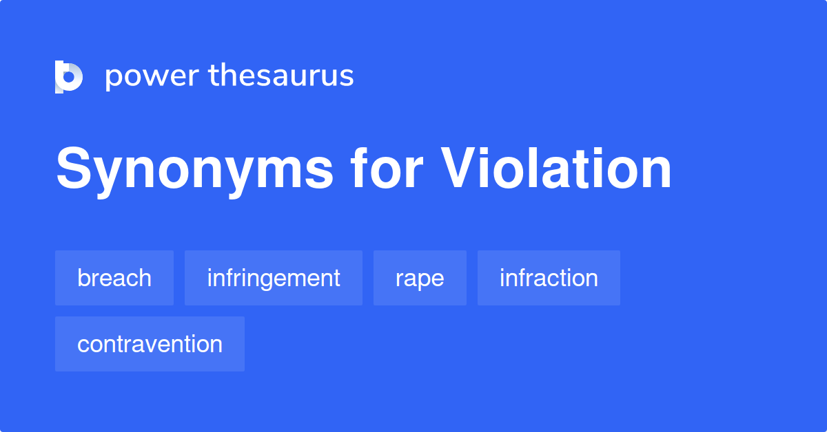 violation synonym