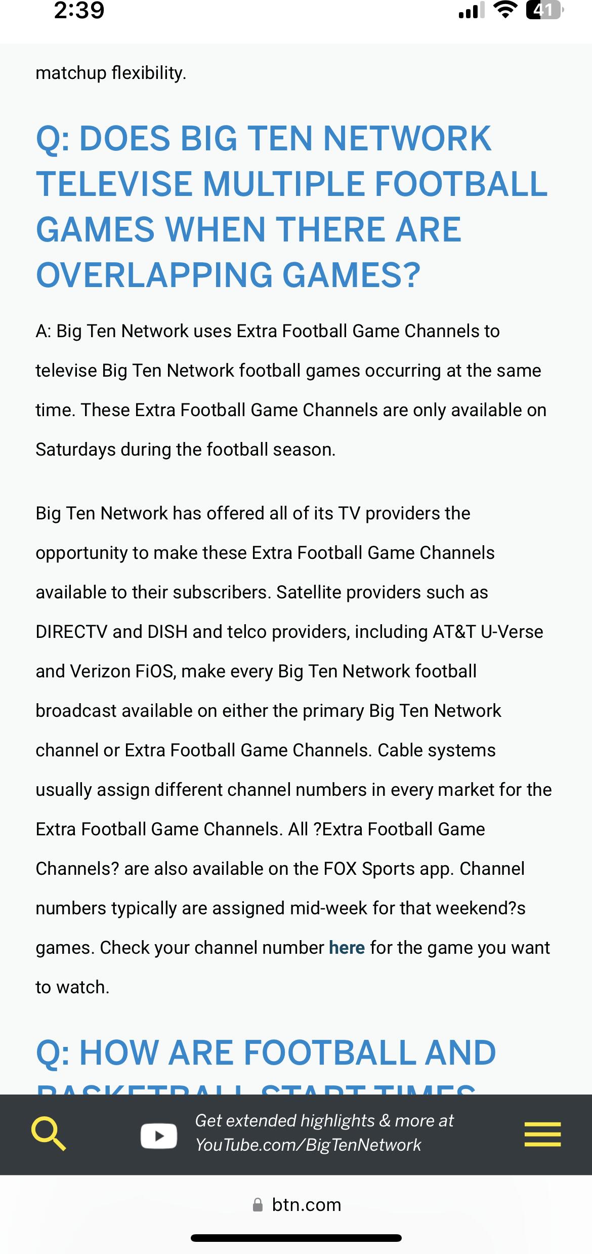 btn on cox cable