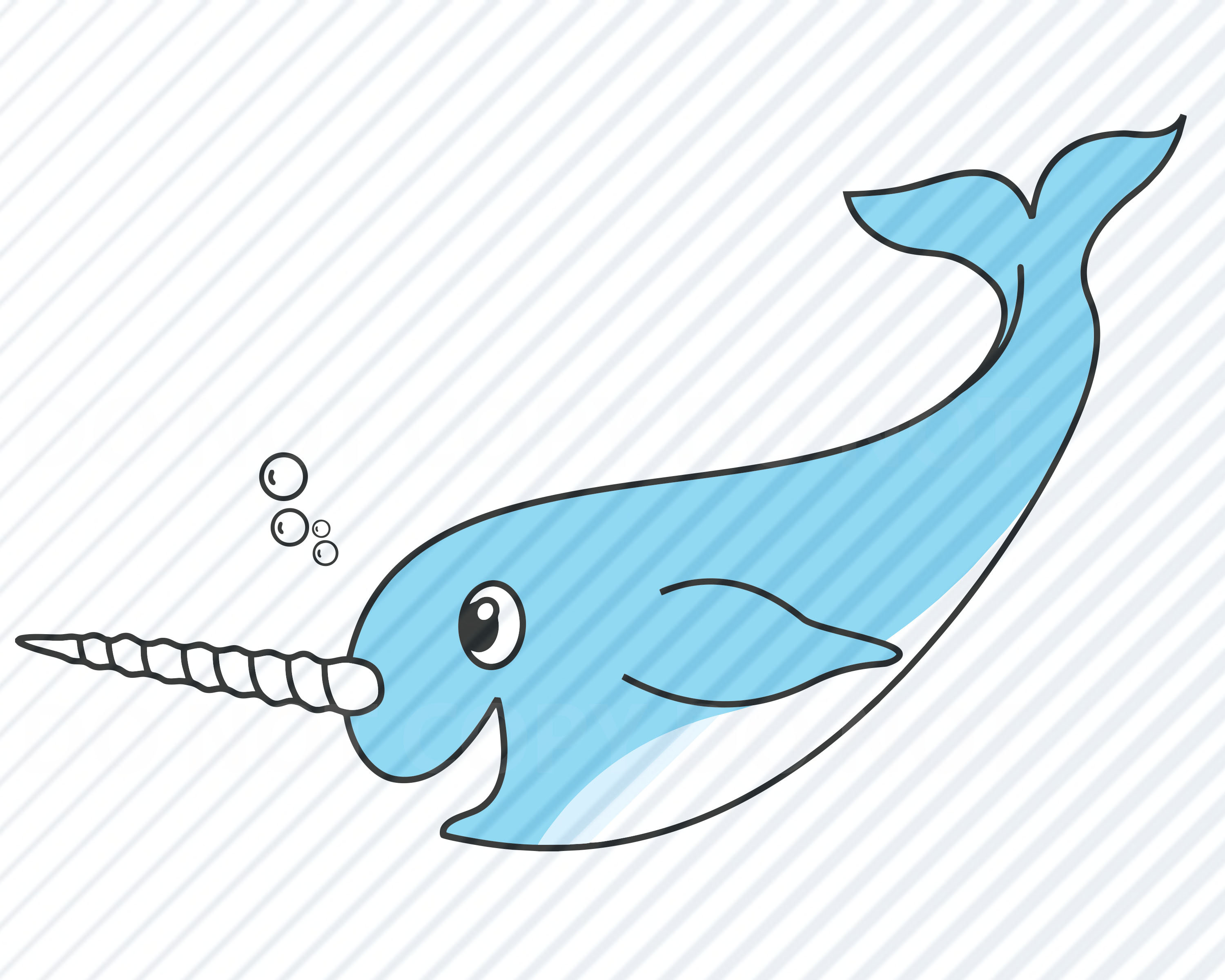 narwhal clipart