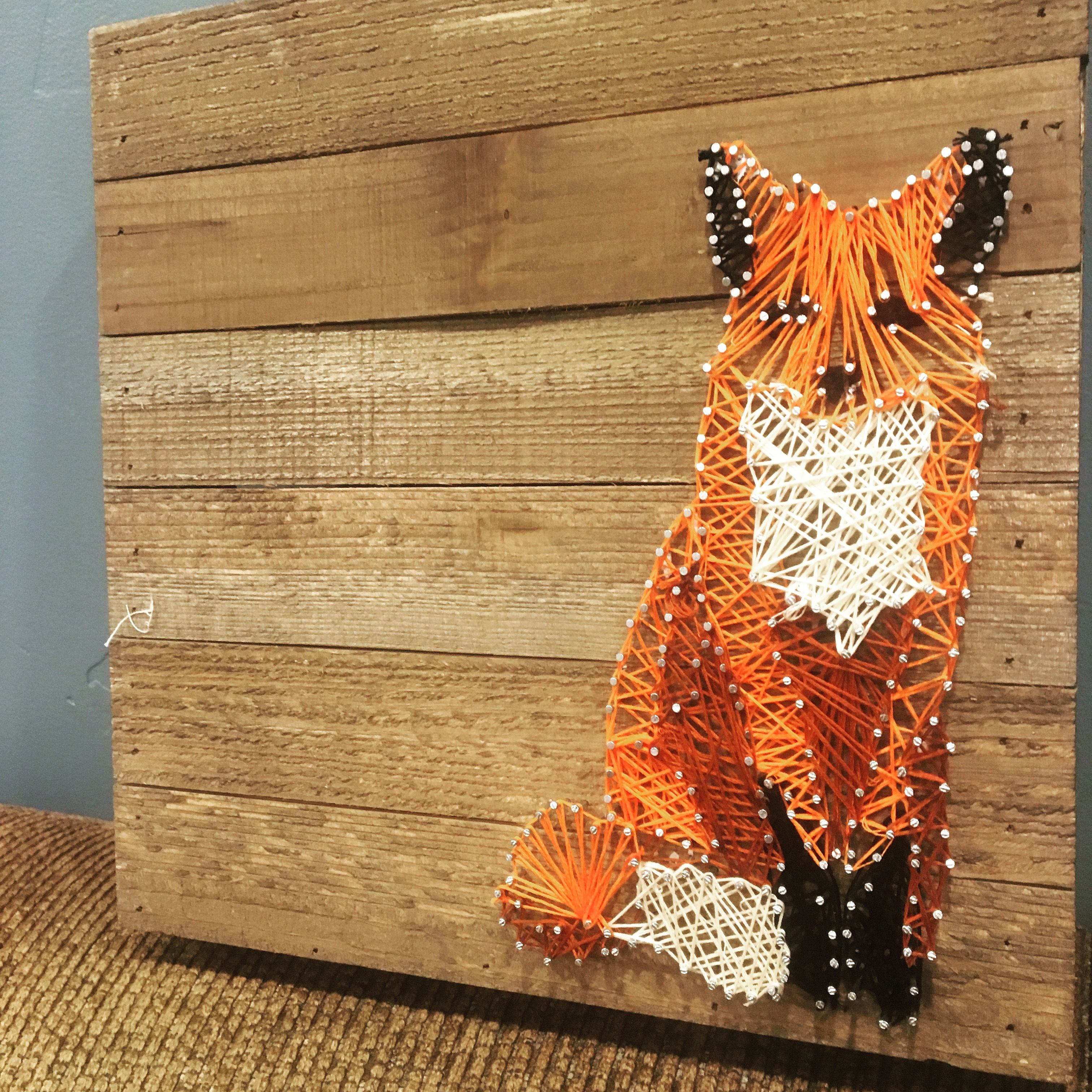 fox string art