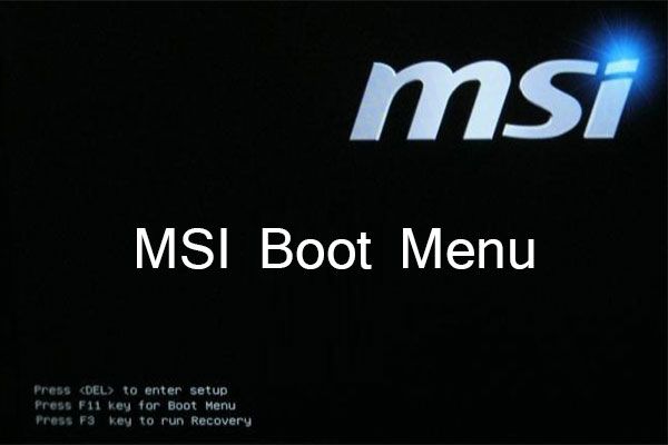 how to open bios msi