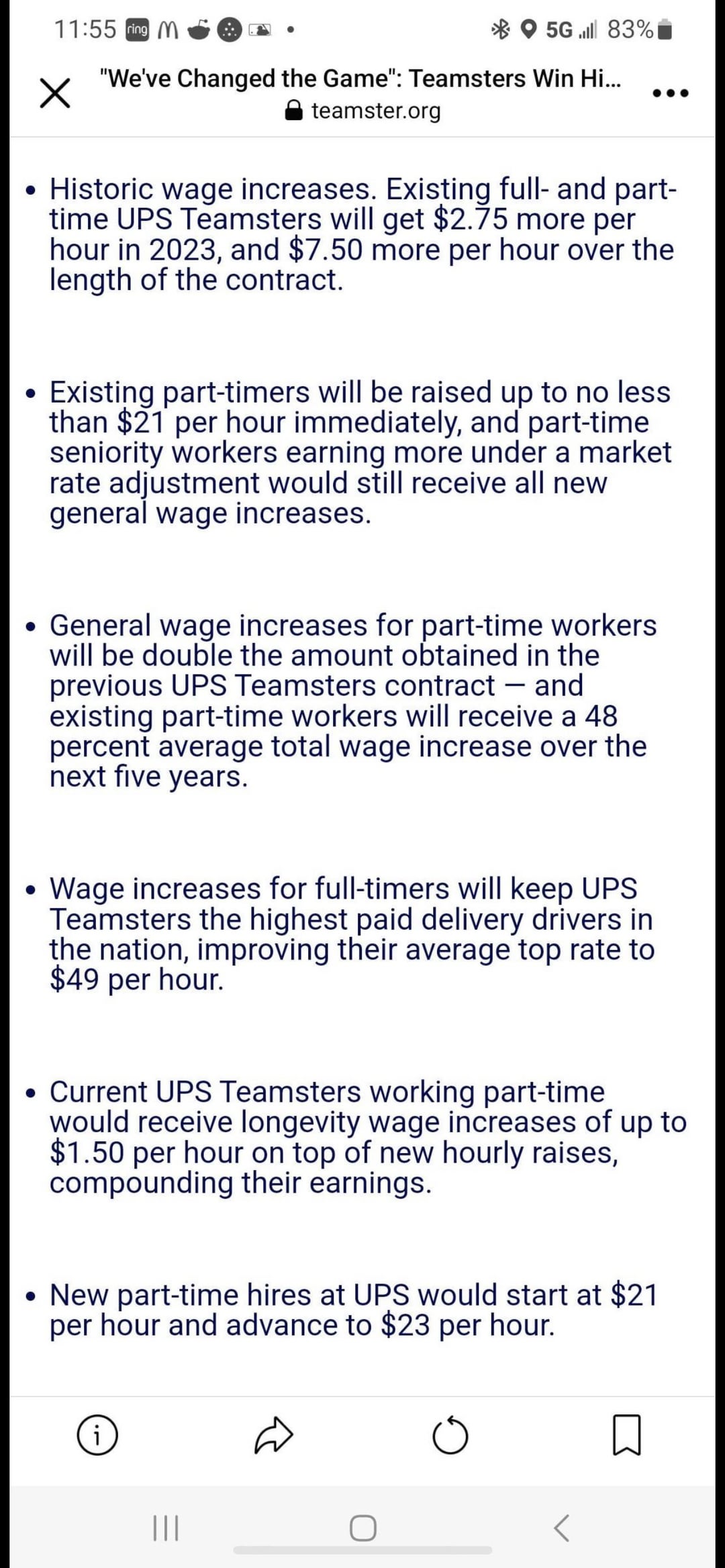 ups jobs hourly pay