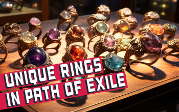 poe unique rings