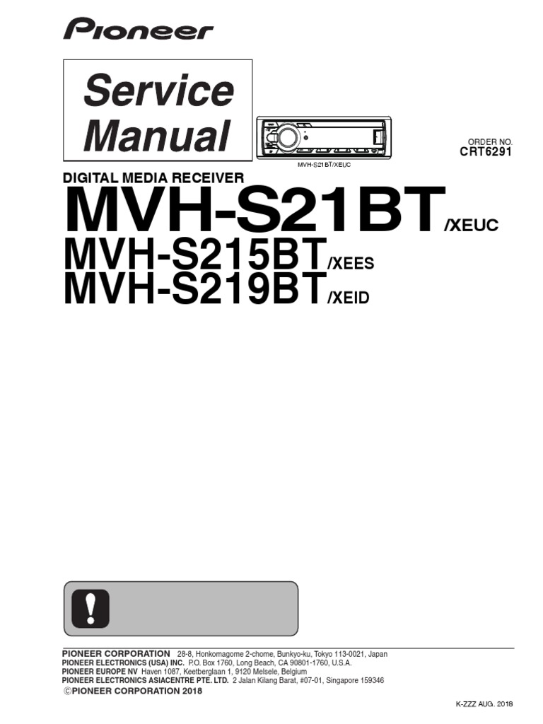 pioneer mvh s215bt wiring diagram