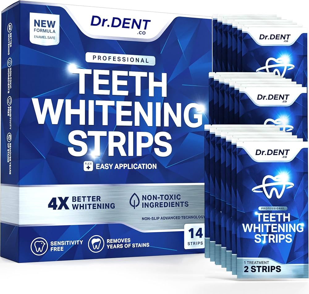 dr dent teeth whitening strips