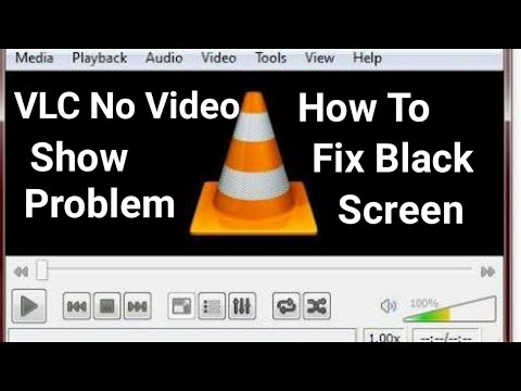 vlc black screen in fullscreen mode