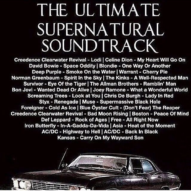 supernatural music list