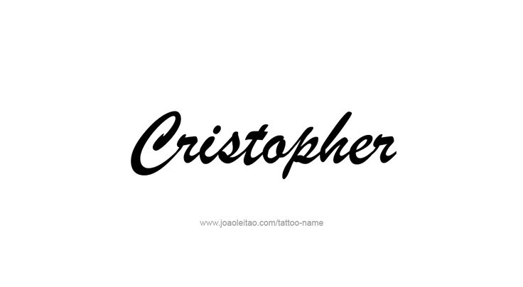 christopher name tattoo designs