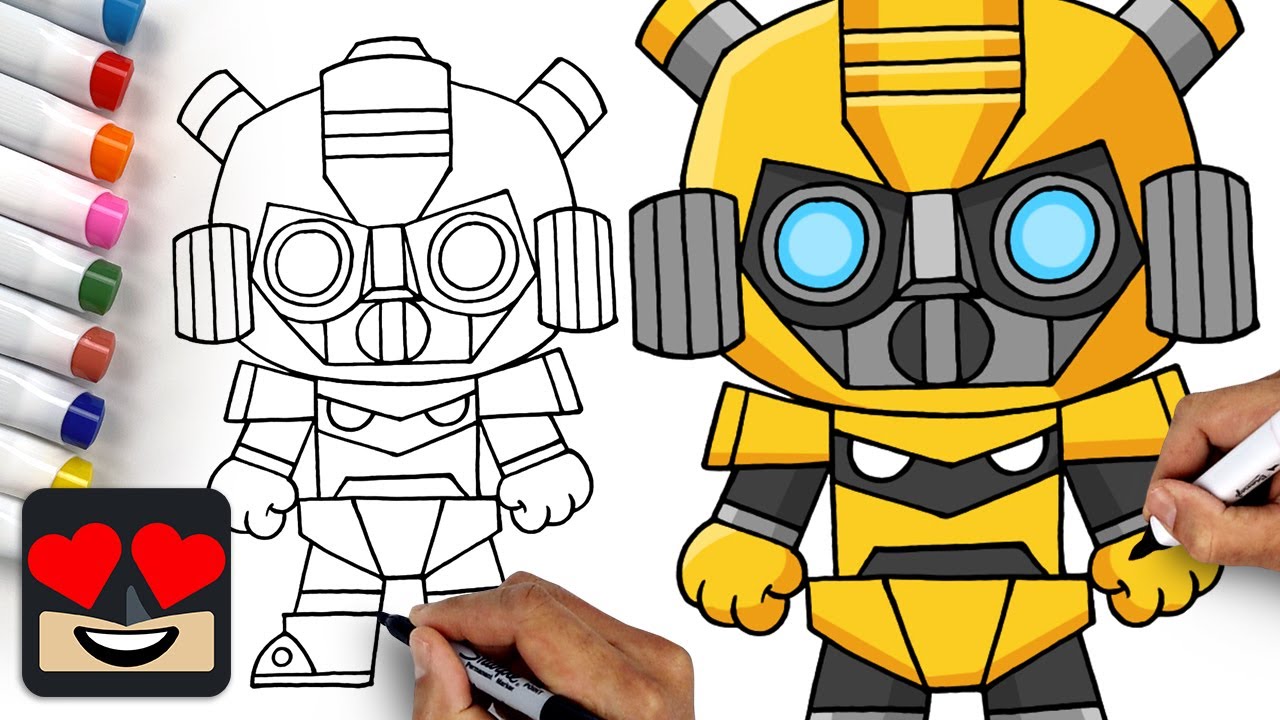 draw bumblebee easy