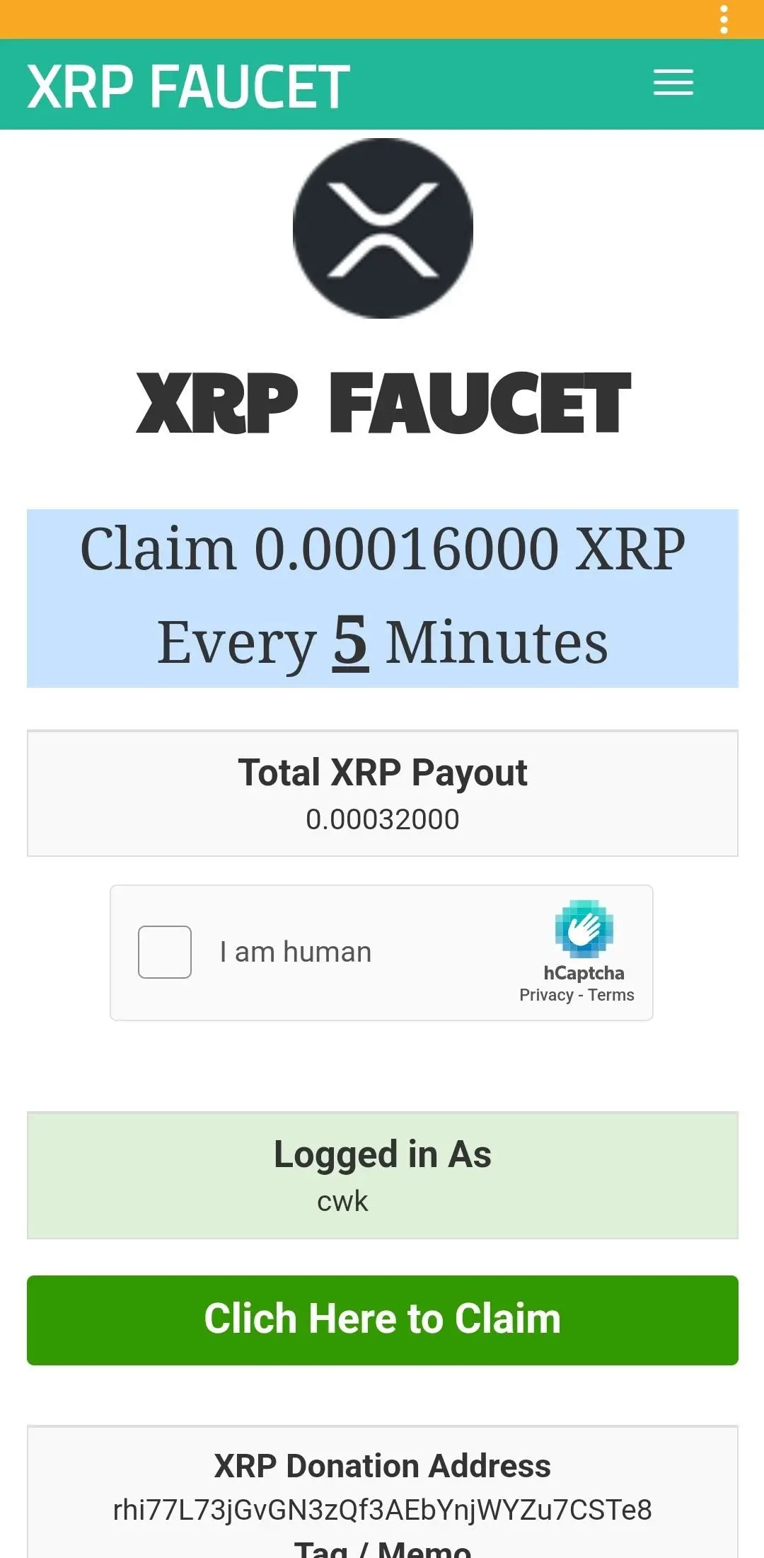 earn free ripple faucet