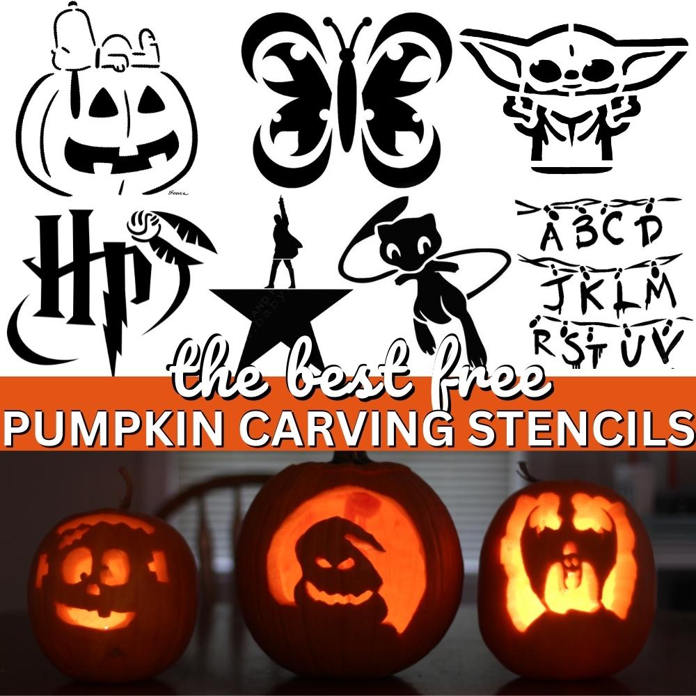 pumpkin designs stencils