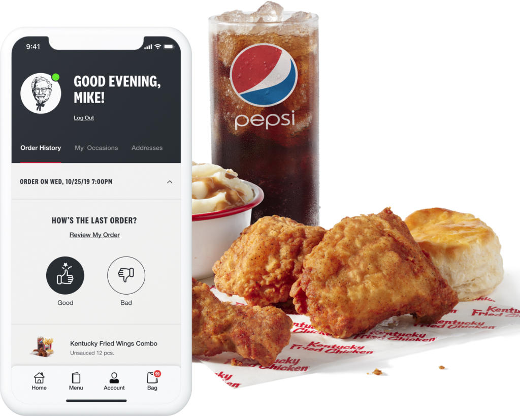 kfc online ordering