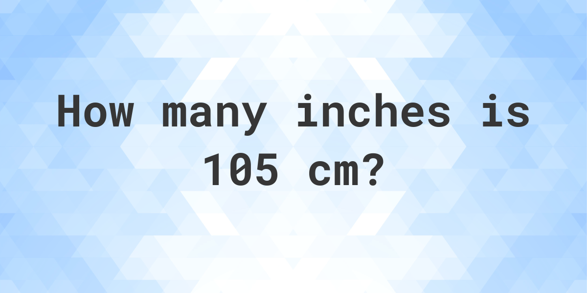 105cm in inches